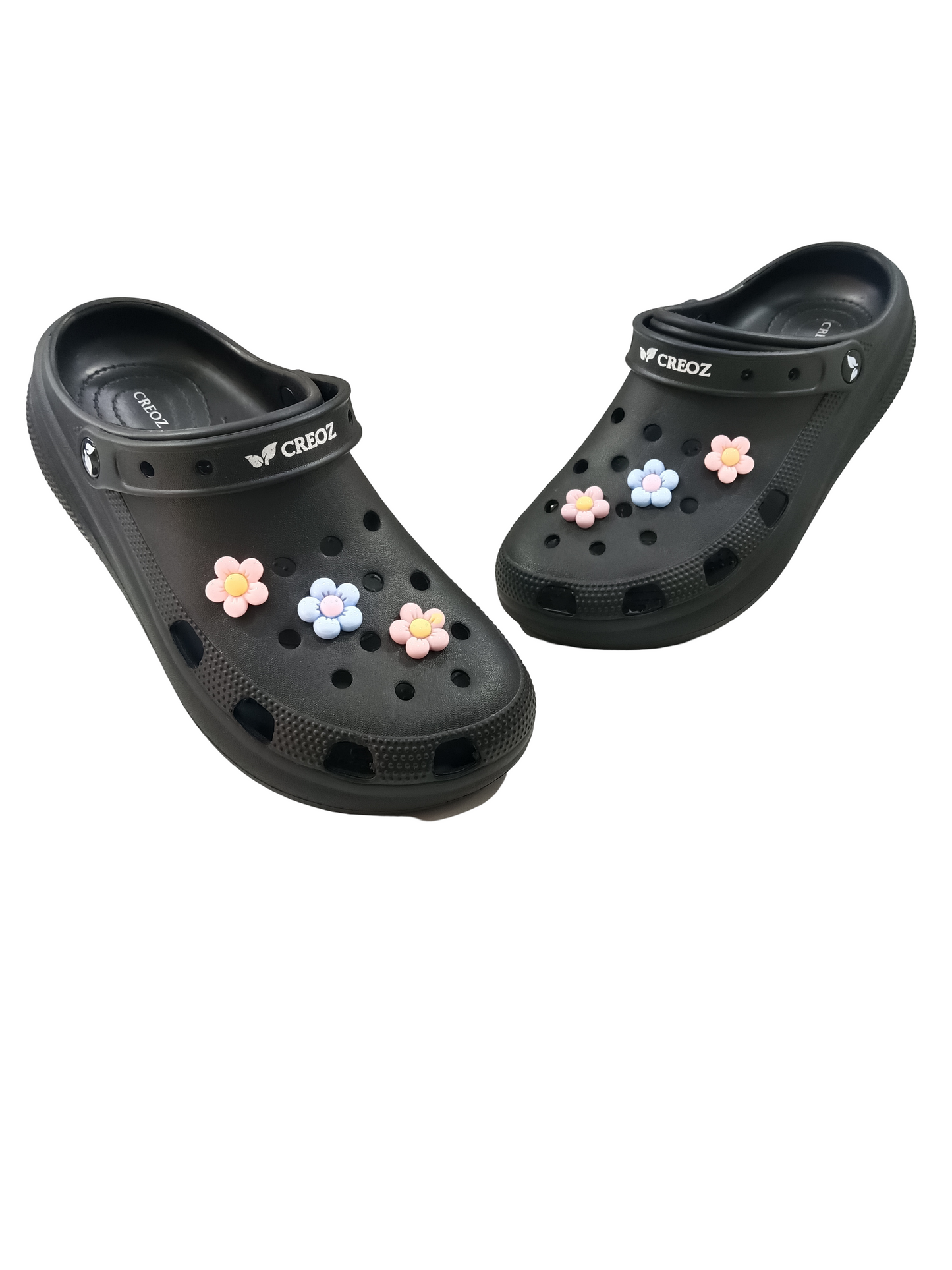 Women's Fancy Soft Black Crocs