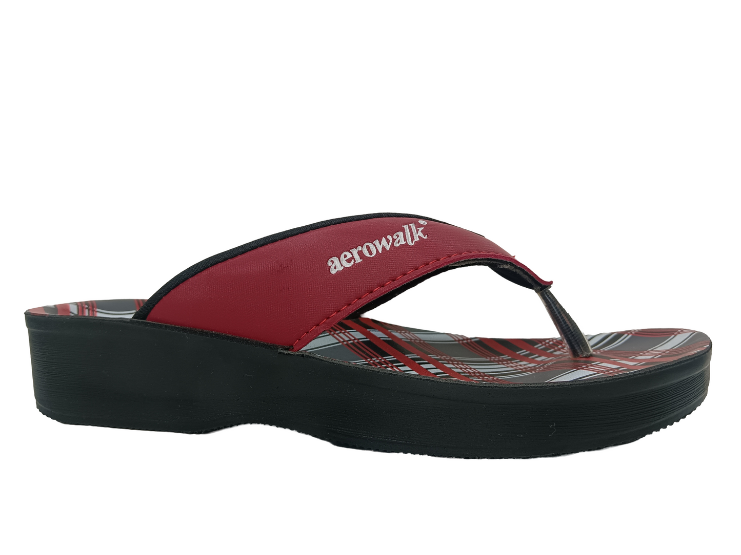 Women's Red Aerowalk Chappal