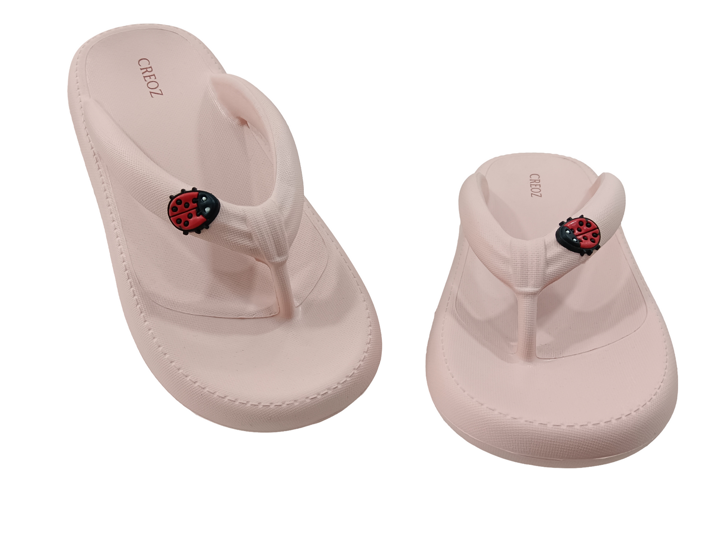 Women's Apricot Flat Soft Slipper
