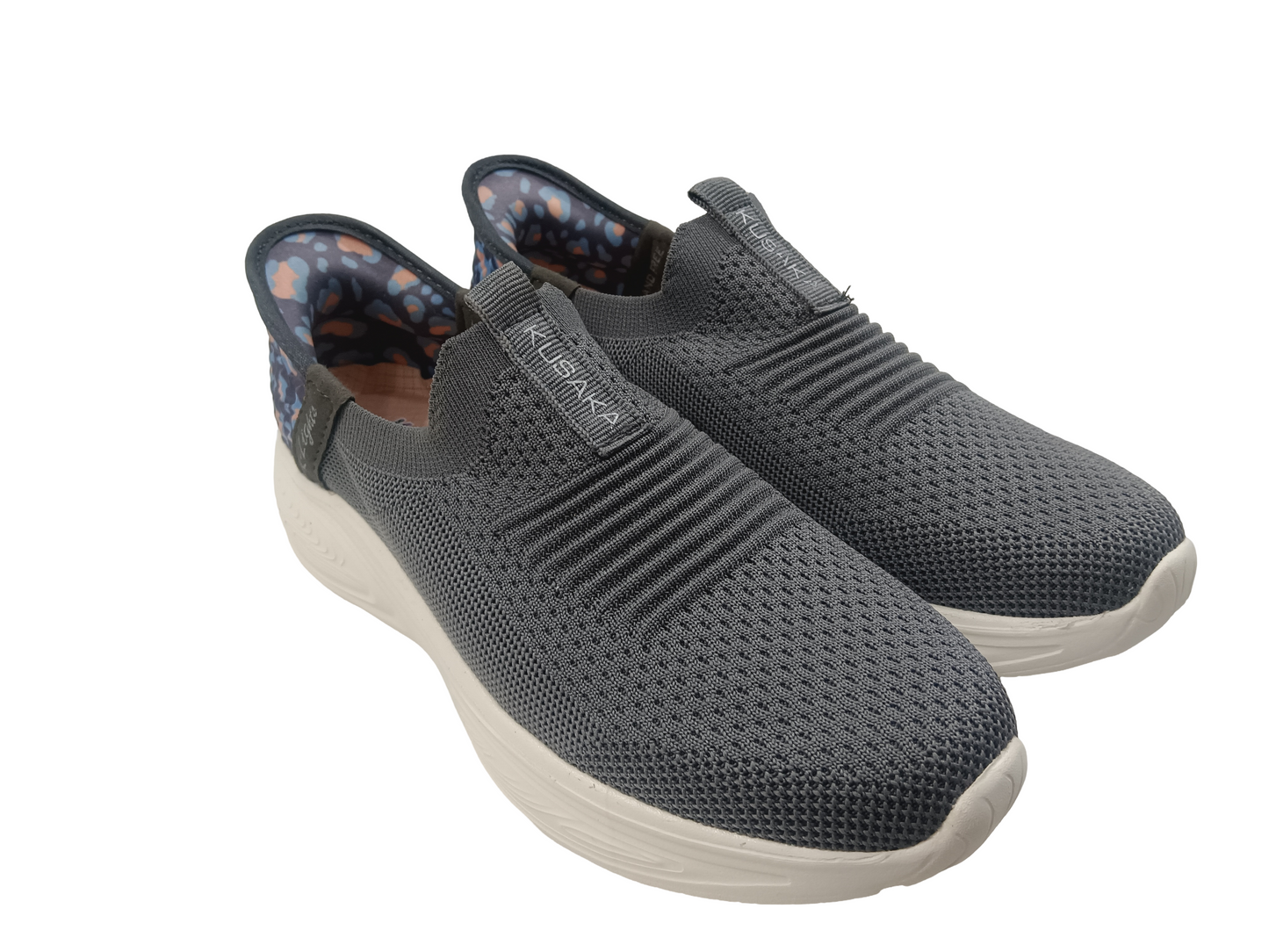 Women's Handsfree Memory Foam Grey Shoes