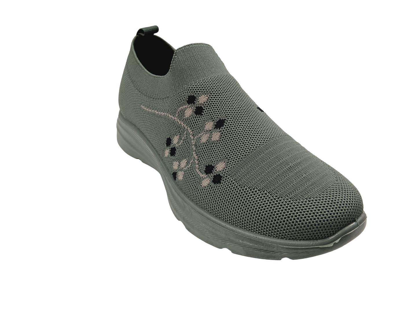 Women's Olive Memory Foam Shoe