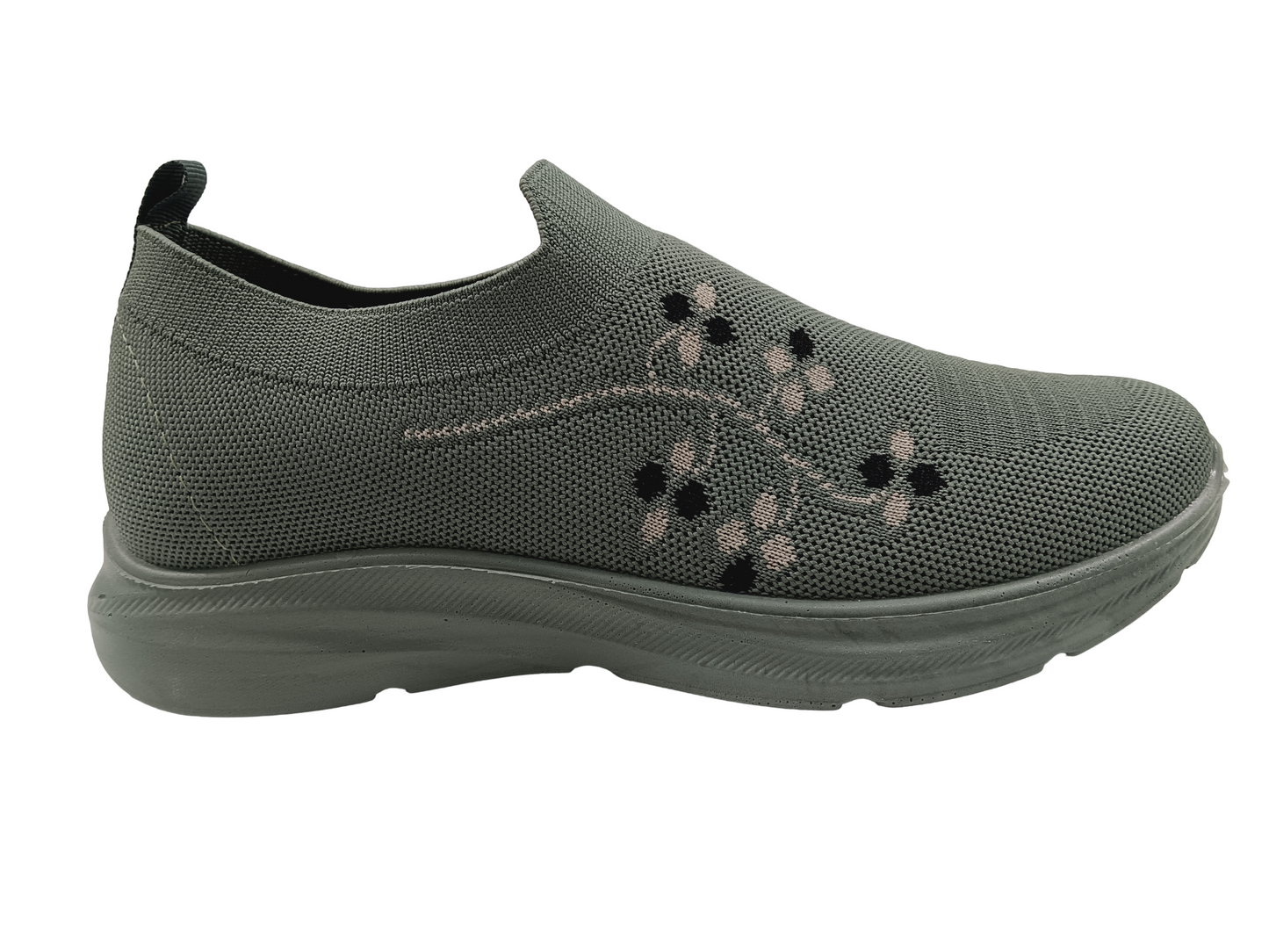 Women's Olive Memory Foam Shoe