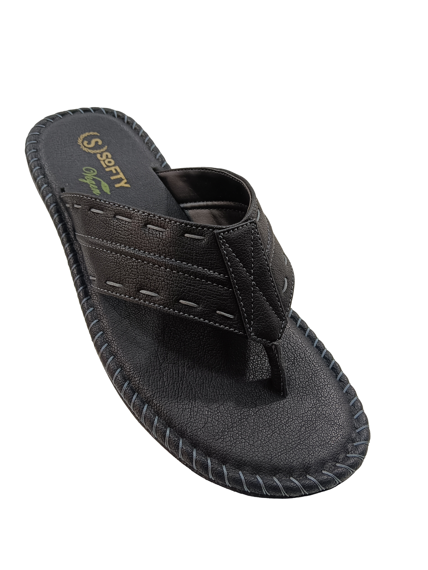 Men's Black Soft Doctor Chappal