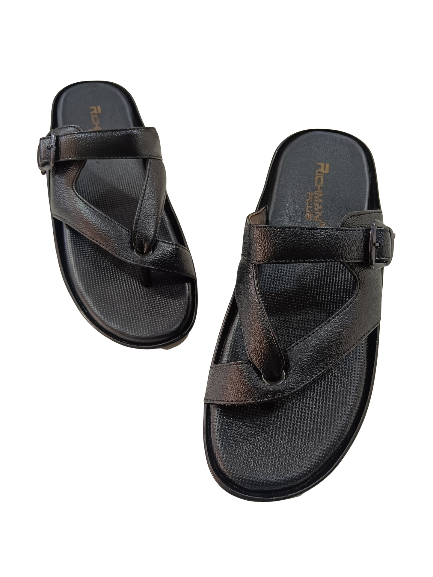 Men's Black Soft Doctor Chappal