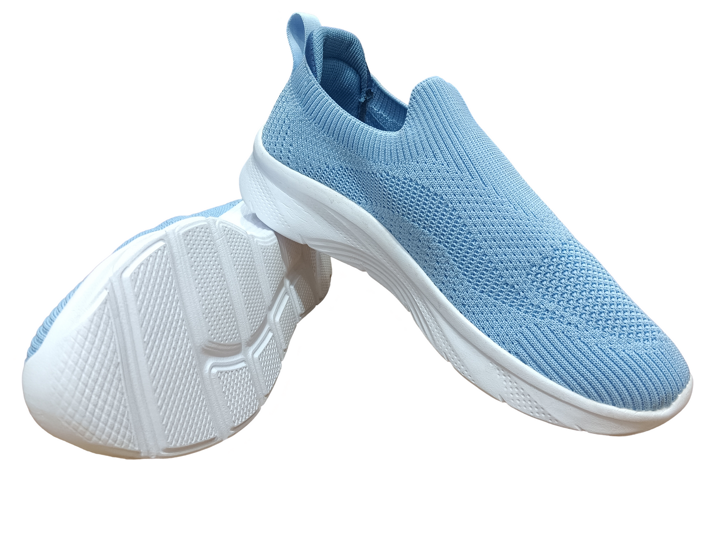 Women's Memory Foam Light Blue Shoes
