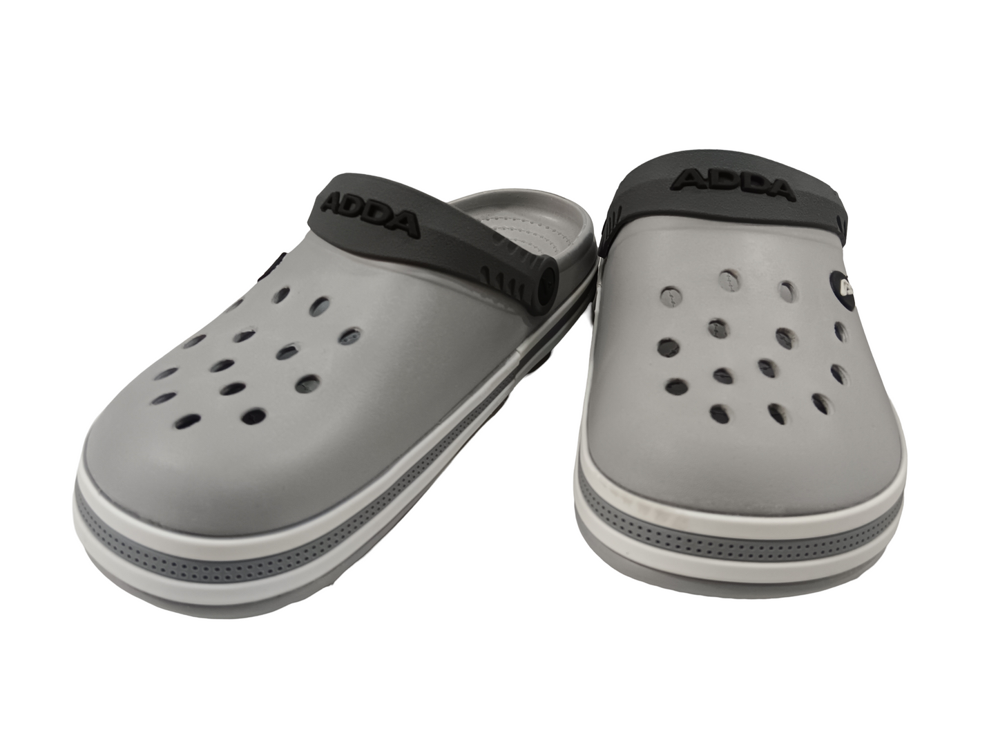 Men's Adda Soft Crocs Grey