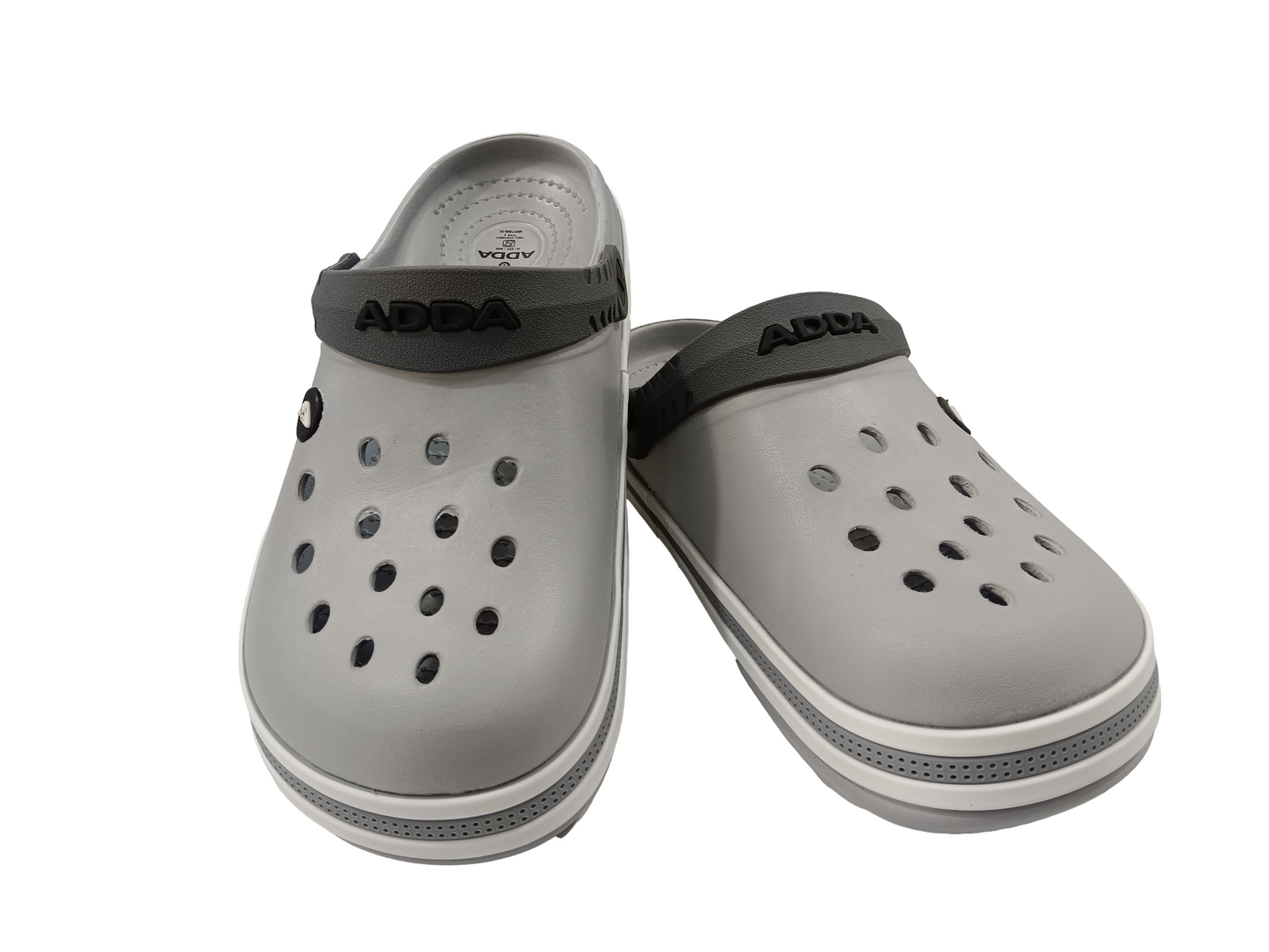 Men's Adda Soft Crocs Grey