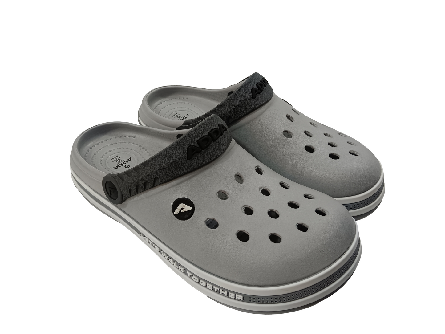 Men's Adda Soft Crocs Grey