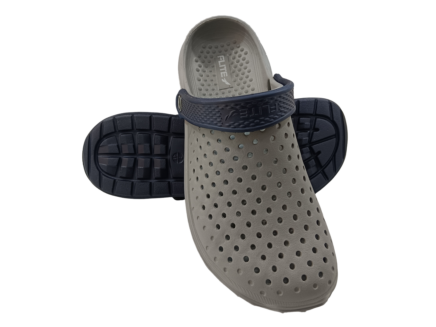 Men's Blue/Grey Soft Crocs