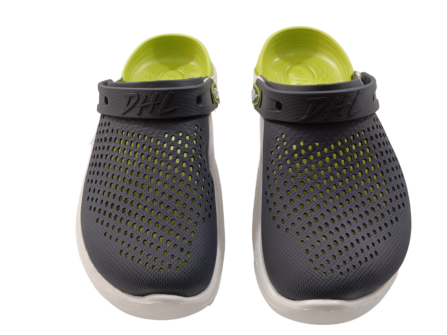 Men's Grey/Green Soft Crocs