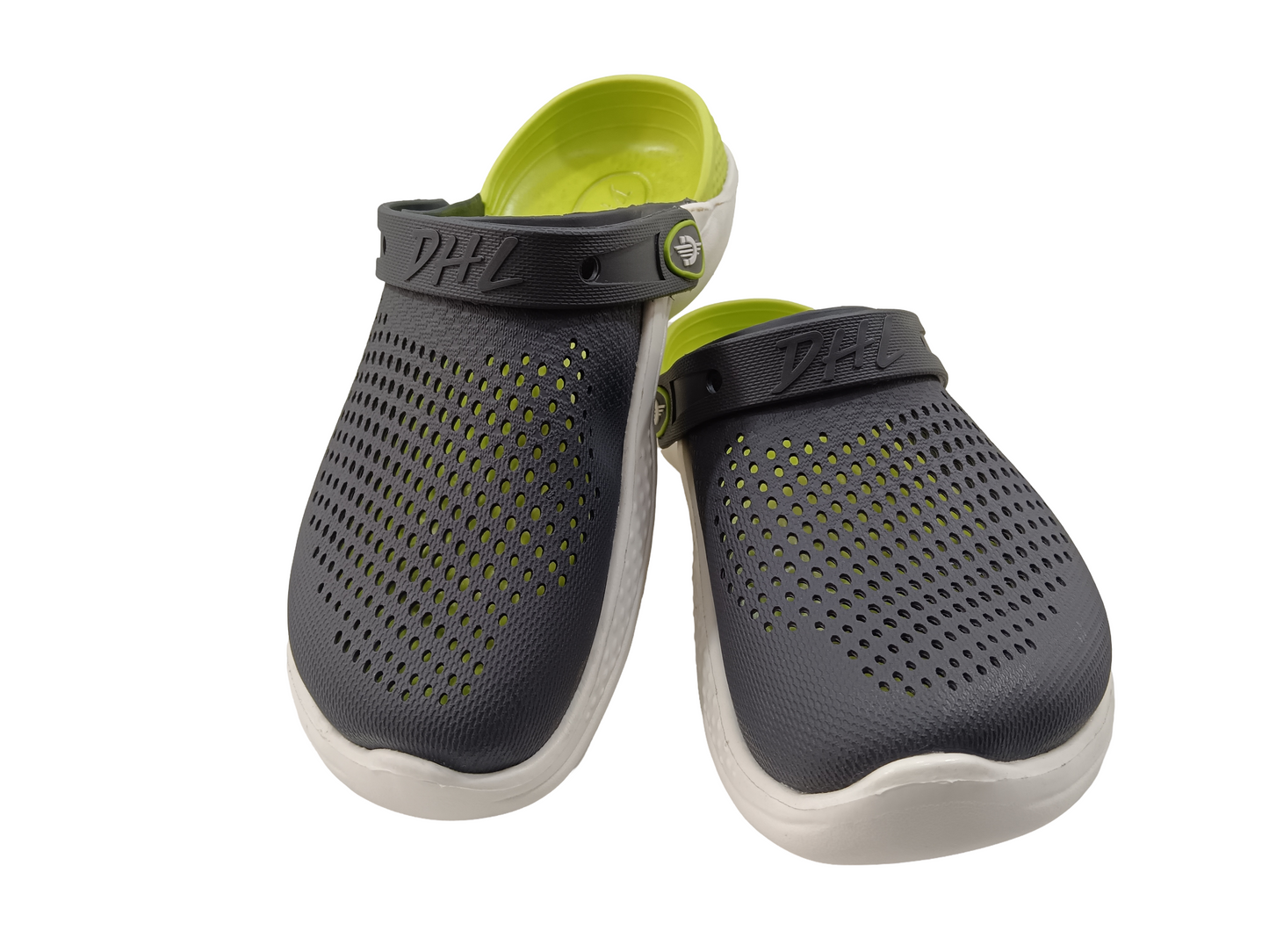 Men's Grey/Green Soft Crocs