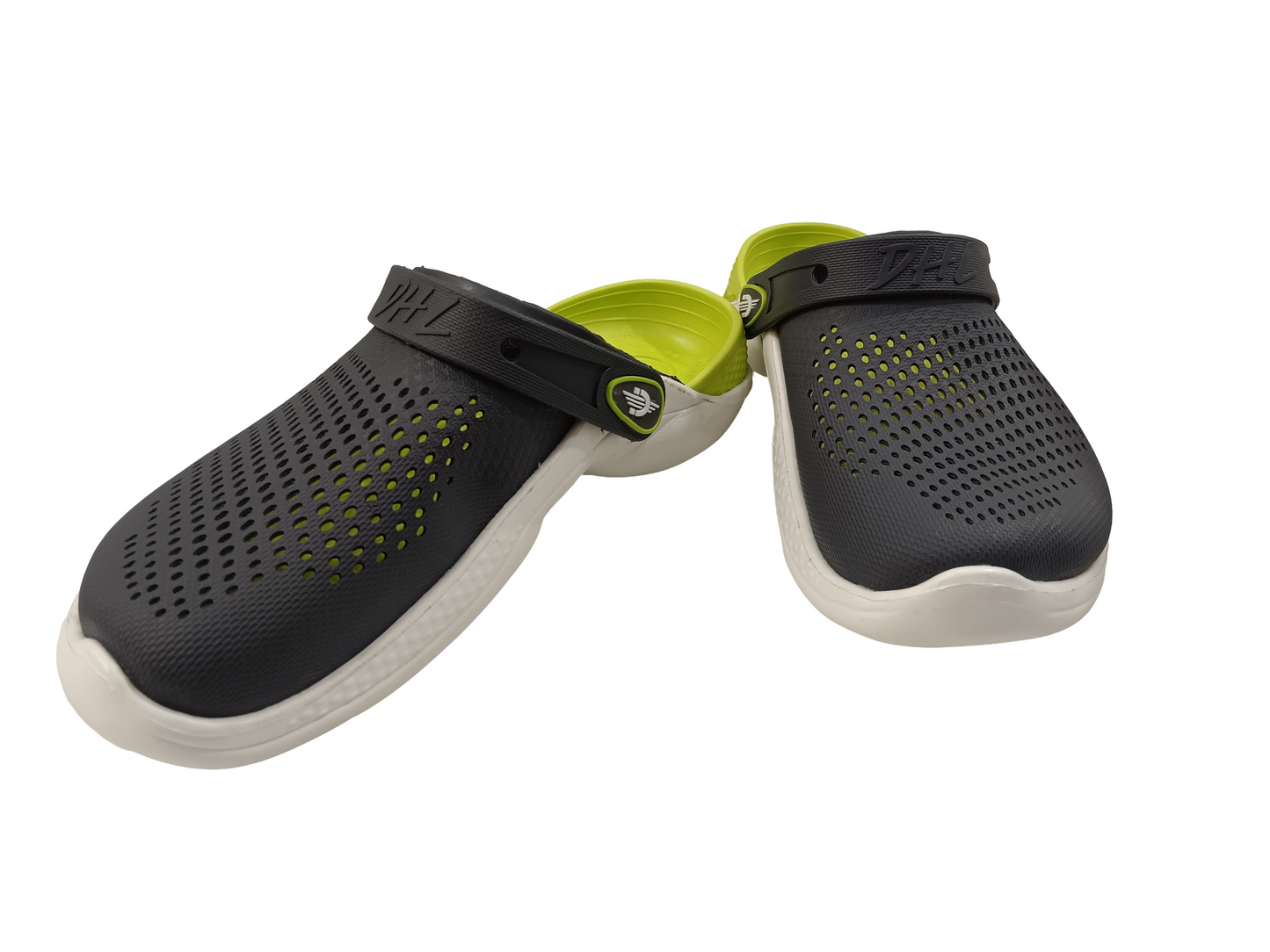 Men's Grey/Green Soft Crocs