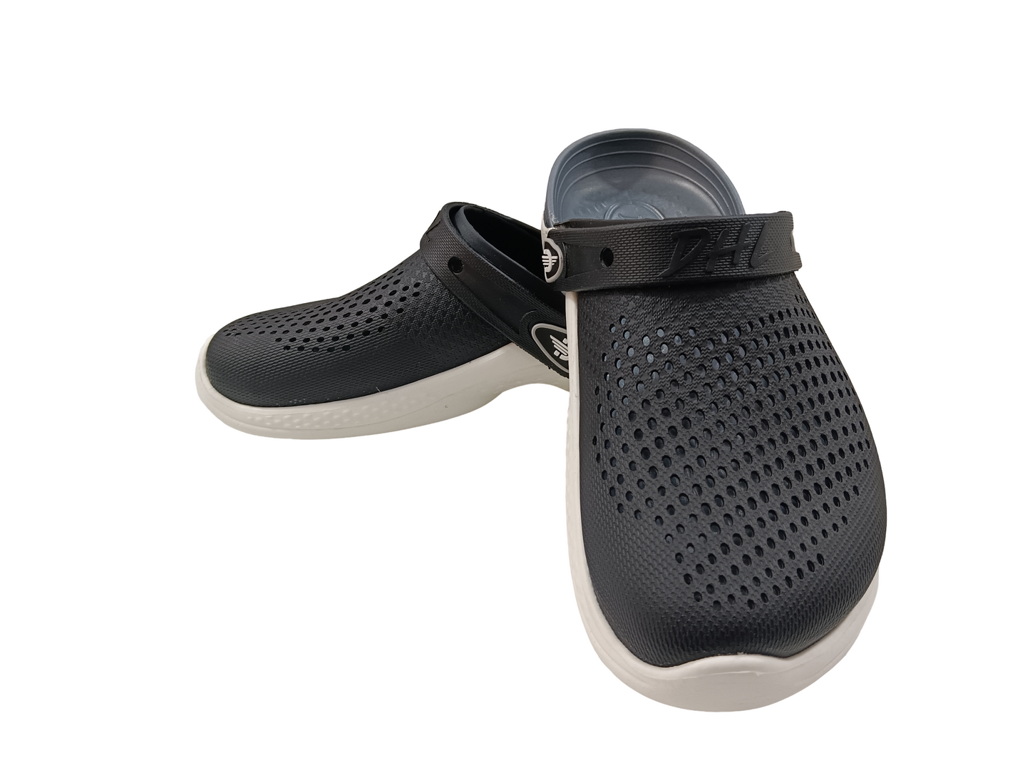 Men's Black/grey Soft Crocs