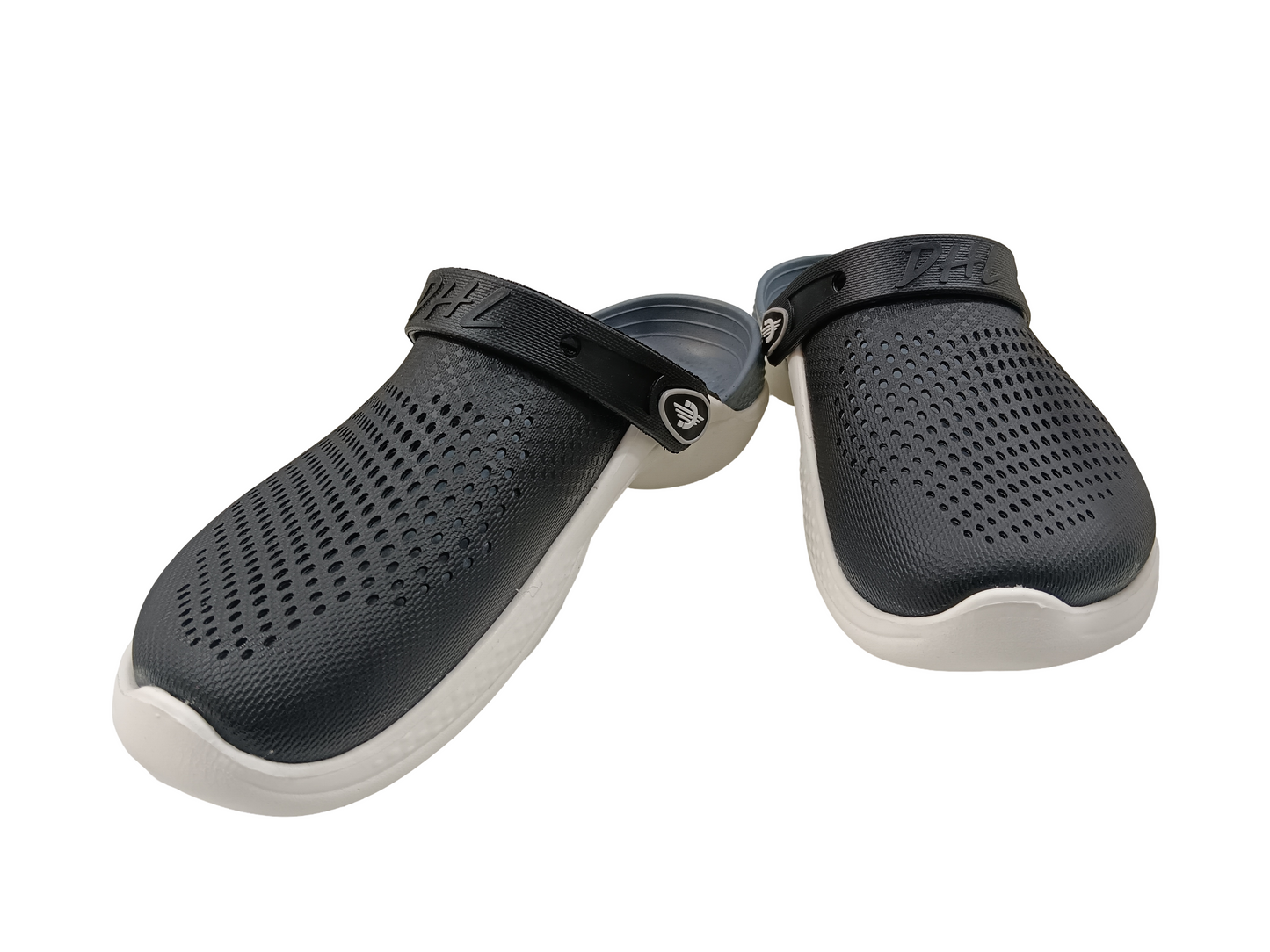 Men's Black/grey Soft Crocs