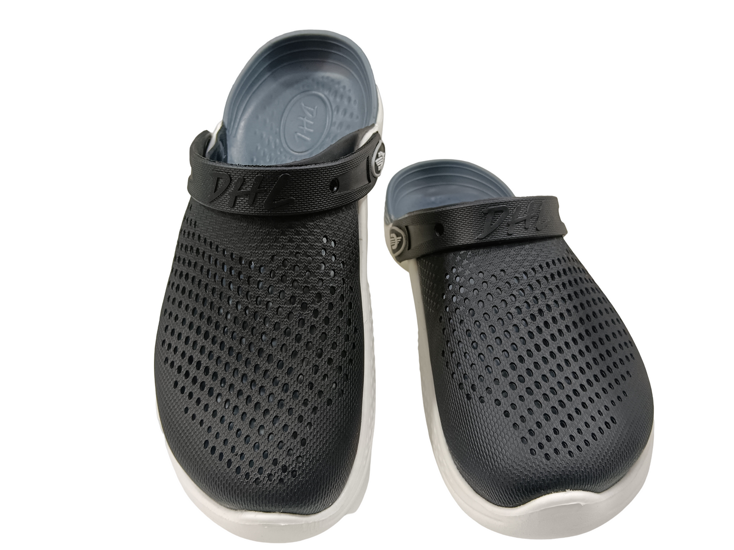 Men's Black/grey Soft Crocs
