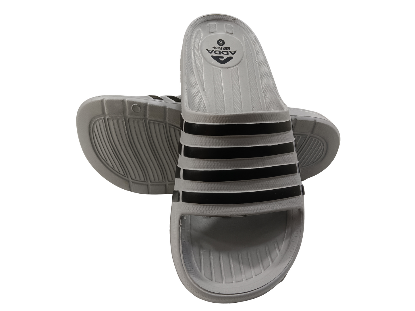 Mens Flip Flop Gry/Blk