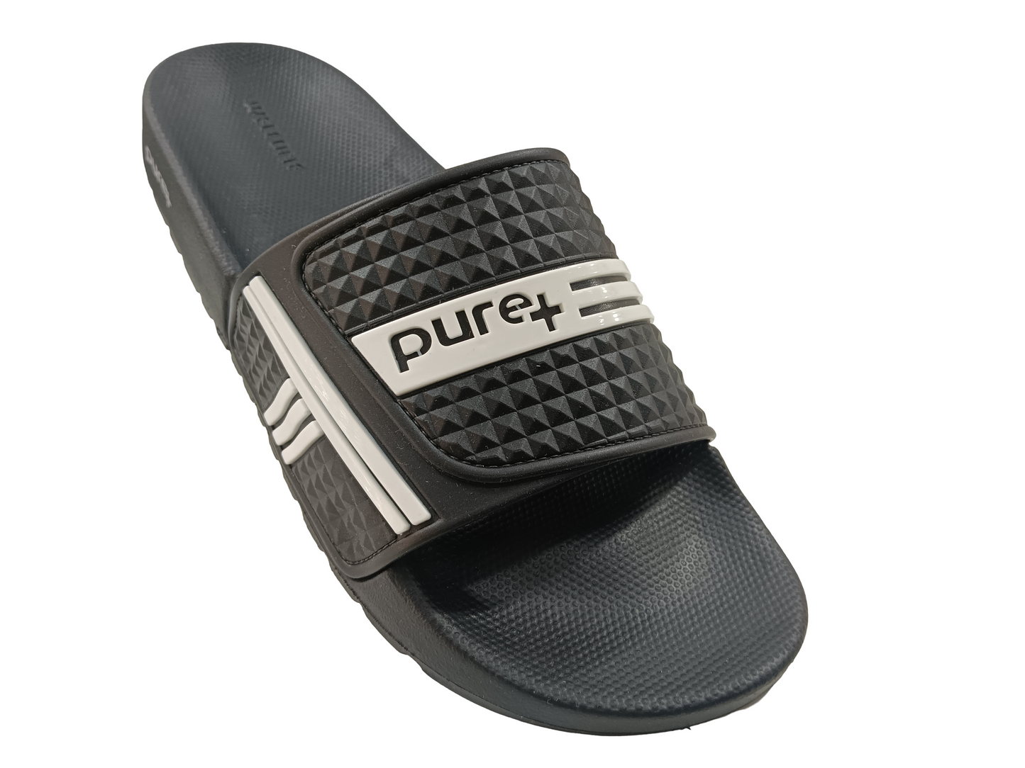 Mens Blk/Wht Flip Flops