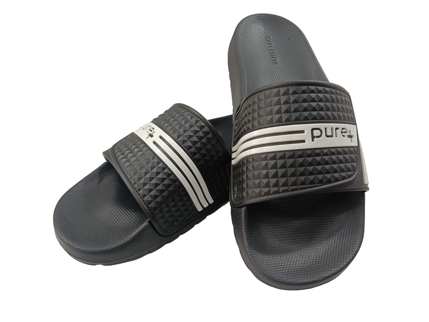 Mens Blk/Wht Flip Flops
