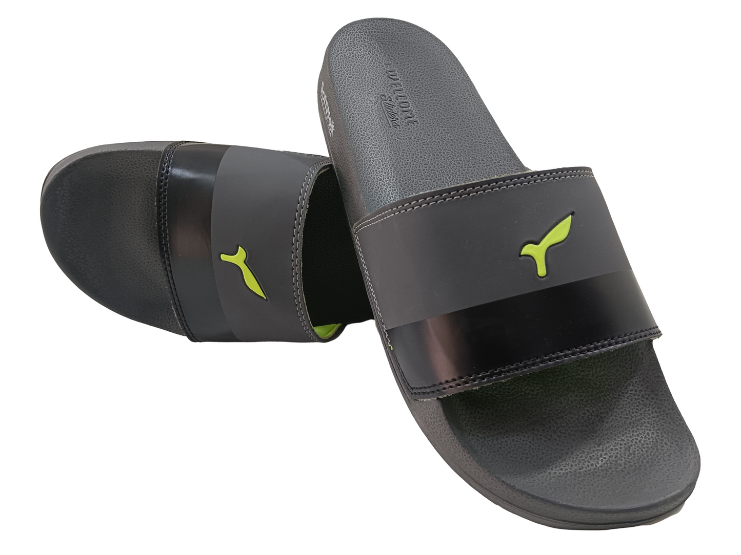 Mens black Flip Flops
