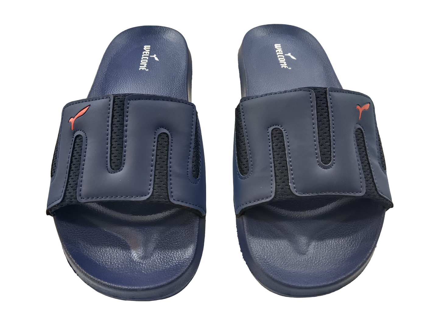 Mens Blue Soft Flip Flops