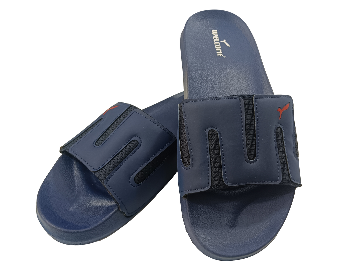 Mens Blue Soft Flip Flops