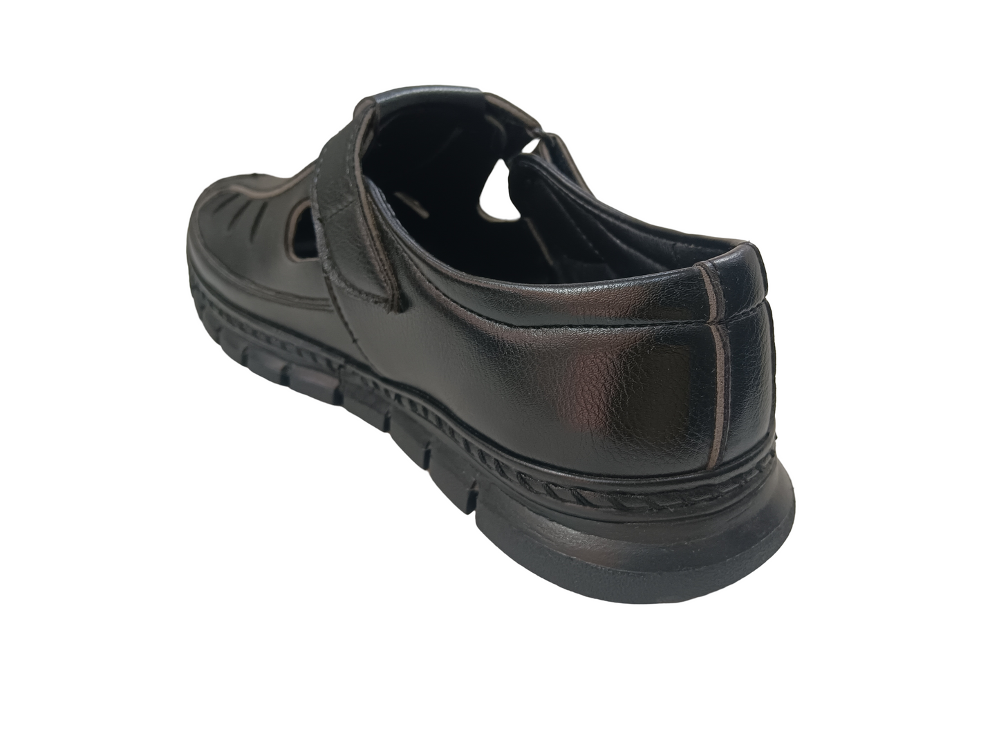 Mens Black Doctor Soft Sandal