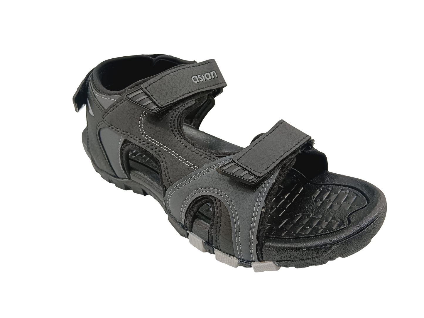 Men's Black Sports Soft Sandal