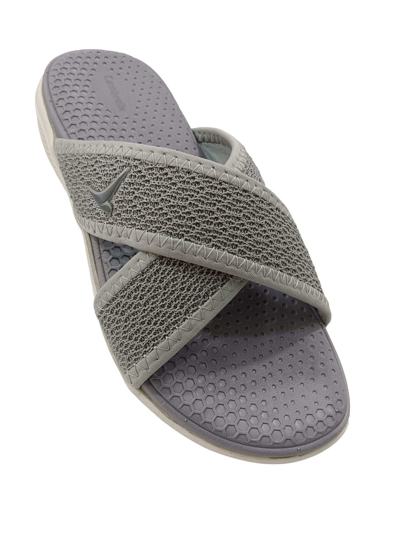 Women's Ultrasoft Grey Cross Slipper