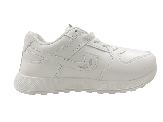 Women's Sporty White Shoes Snicker Style