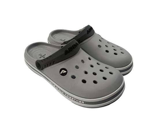 Men's Adda Soft Crocs Grey