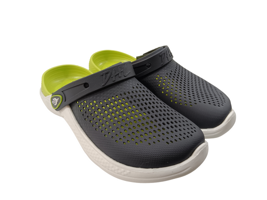 Men's Grey/Green Soft Crocs