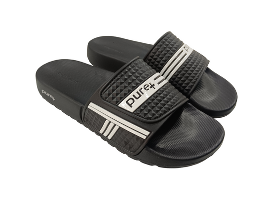 Mens Blk/Wht Flip Flops
