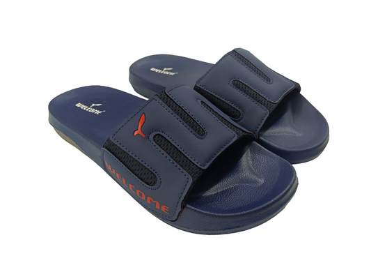 Mens Blue Soft Flip Flops