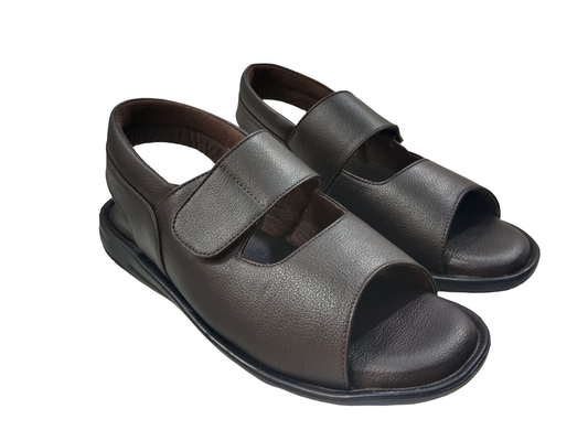Mens Dark Brown Doctor Sandal