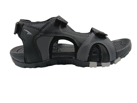Men's Black Sports Soft Sandal