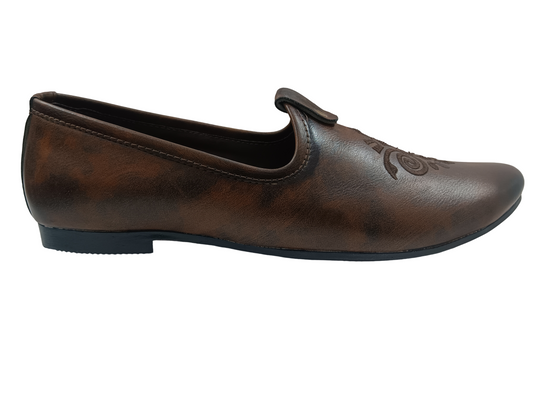 Men's Tan Traditional Mojdi